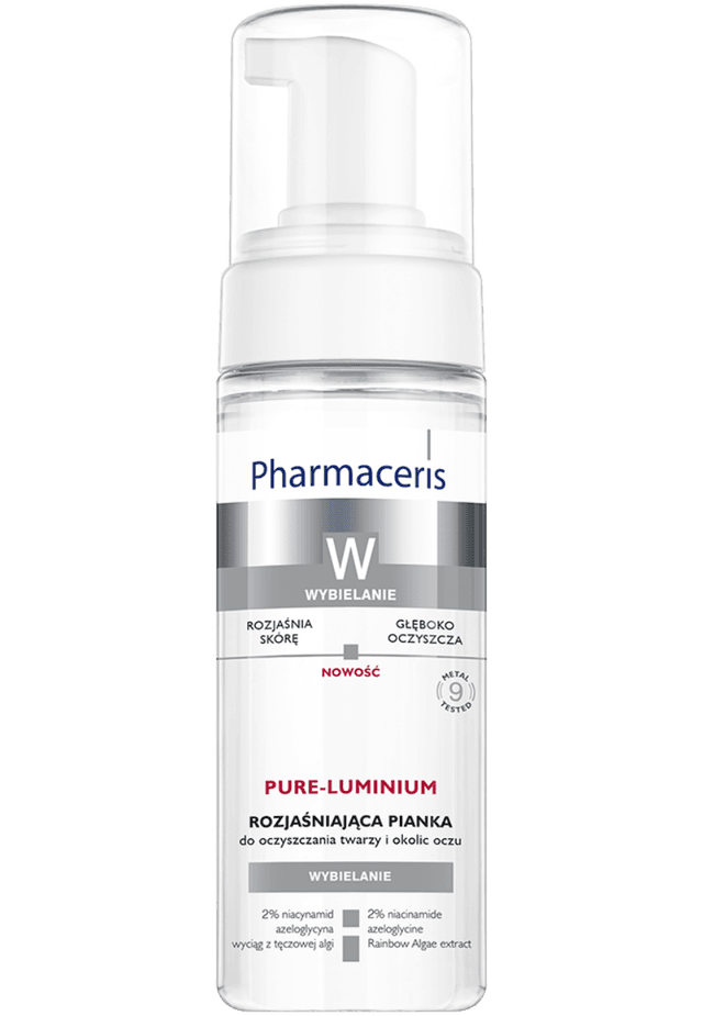 Pharmaceris W PURE-LUMINUM ROZJAŚNIAJĄCA PIANKA do oczyszczania twarzy i okolic oczu  150 ml