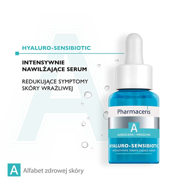 Pharmaceris A INTENSYWNIE NAWILŻAJĄCE SERUM redukujące symptomy skóry wrażliwej HYALURO-SENSIBIOTIC 30 ml