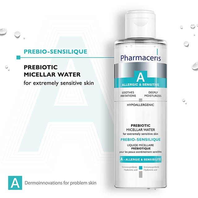 Pharmaceris A PREBIOTYCZNA WODA MICELARNA do nadwrażliwej skóry twarzy i okolic oczu PREBIO-SENSILIQUE 200 ml