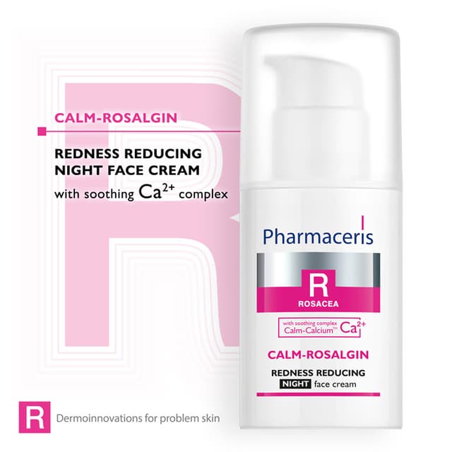Pharmaceris R REDNESS REDUCING night face cream with soothing complex Ca2+ CALM-ROSALGIN 30 ml