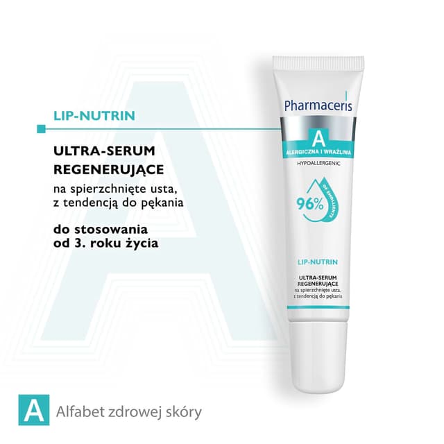 Pharmaceris A ULTRA-SERUM REGENERUJĄCE na spierzchnięte usta, z tendencją do pękania LIP-NUTRIN 15 ml