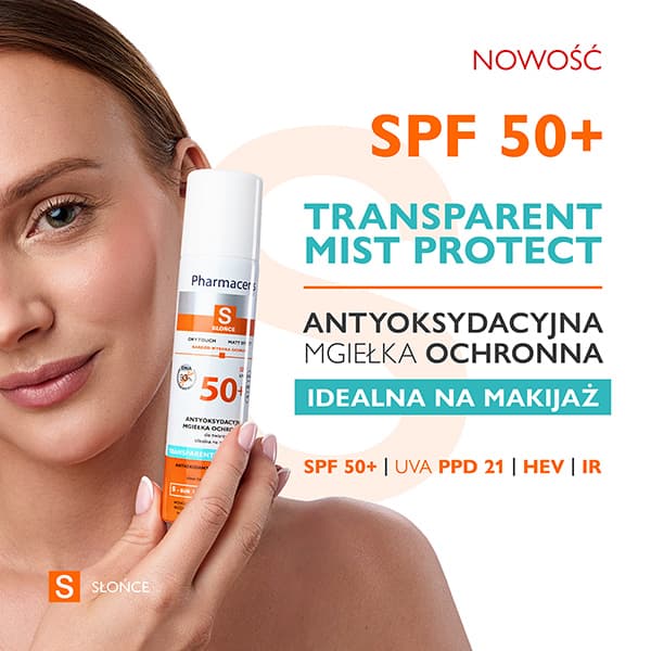 Pharmaceris S ANTYOKSYDACYJNA MGIEŁKA OCHRONNA do twarzy idealna na makijaż TRANSPARENT MIST PROTECT 75 ml