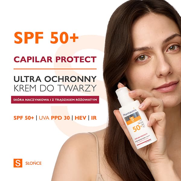 Pharmaceris S ULTRA OCHRONNY KREM SPF 50+ do twarzy dla skóry naczynkowej i z trądzikiem różowatym CAPILAR PROTECT 50 ml