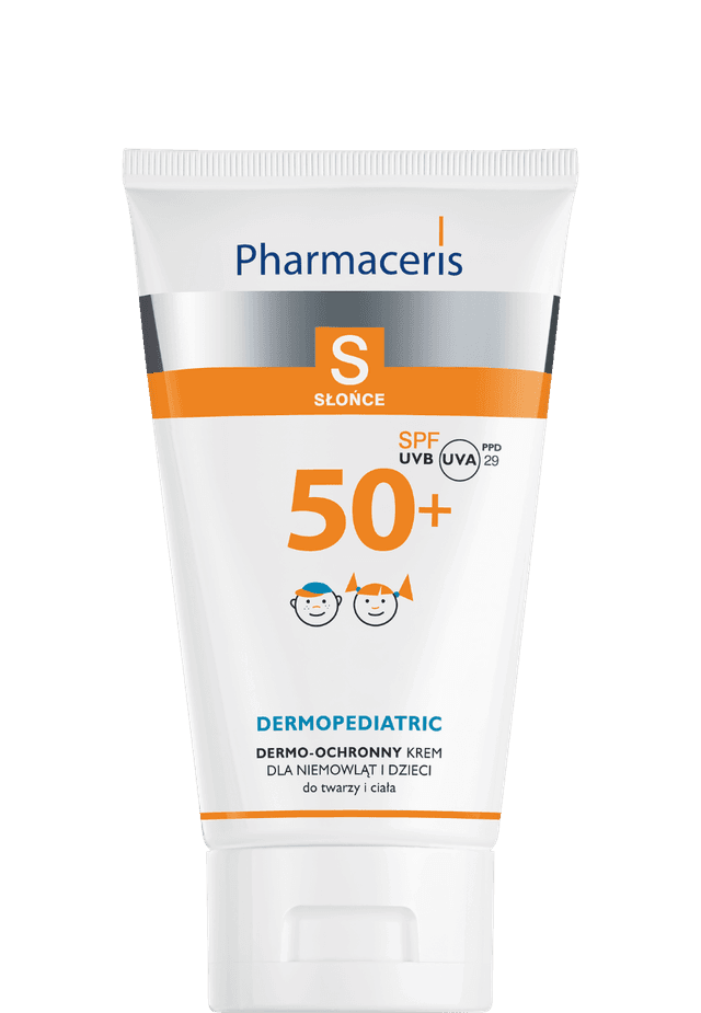 Pharmaceris S DERMO-OCHRONNY KREM SPF 50+ do twarzy i ciała dla niemowląt i dzieci 125 ml
