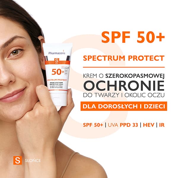 Pharmaceris S KREM O SZEROKOPASMOWEJ OCHRONIE SPF 50+ dla dorosłych i dzieci, do twarzy i okolic oczu SPECTRUM PROTECT 50 ml