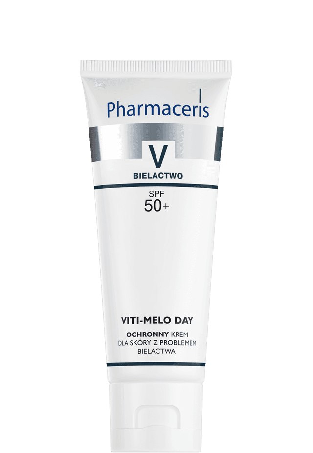 Pharmaceris V OCHRONNY KREM SPF 50+ dla skóry z problemem bielactwa do twarzy i ciała VITI-MELO DAY 75 ml