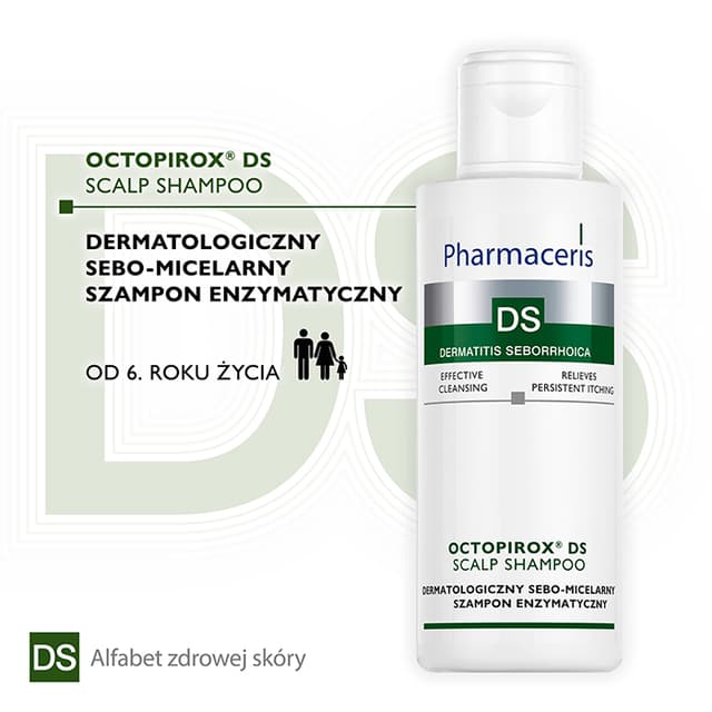 Pharmaceris DS DERMATOLOGICZNY SEBO-MICELARNY SZAMPON ENZYMATYCZNY OCTOPIROX® DS SCALP SHAMPOO 125 ml