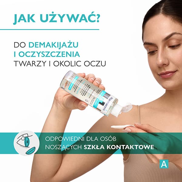 Pharmaceris A PREBIOTYCZNA WODA MICELARNA do nadwrażliwej skóry twarzy i okolic oczu PREBIO-SENSILIQUE 200 ml