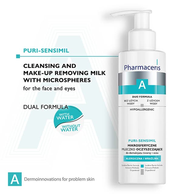 Pharmaceris A KREMOWA EMULSJA MYJĄCA do twarzy i okolic oczu PURI-SENSIMIL 190 ml