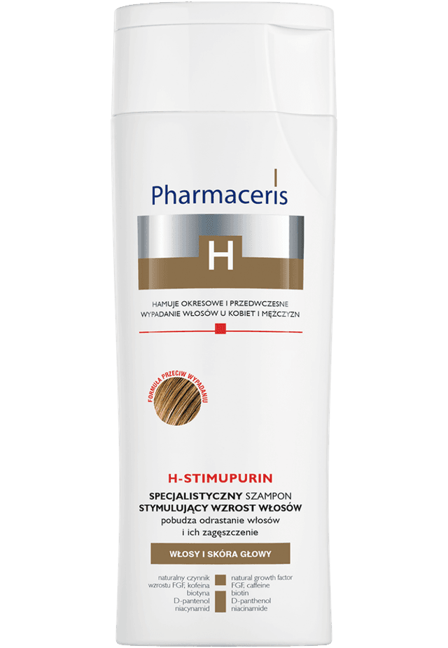 Pharmaceris H SPECJALISTYCZNY SZAMPON STYMULUJĄCY WZROST WŁOSÓW pobudza odrastanie włosów i ich zagęszczenie H-STIMUPURIN 250 ml
