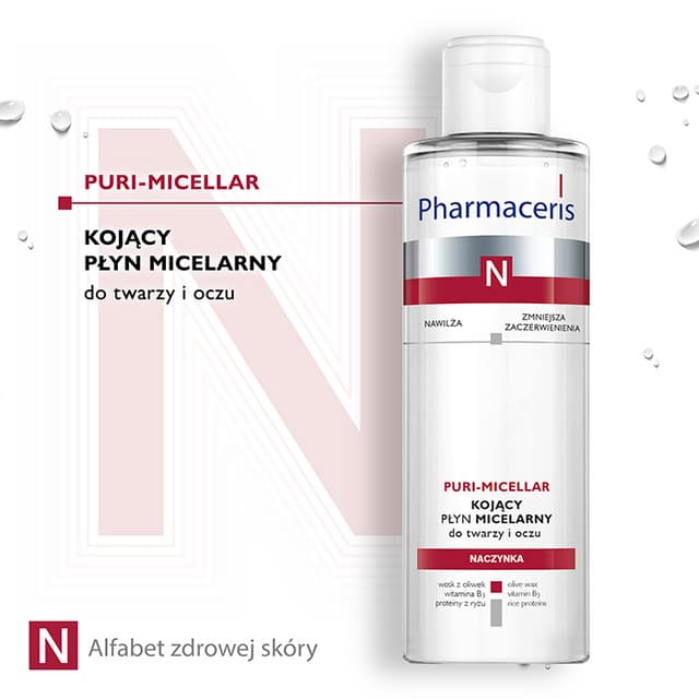 Pharmaceris N PŁYN MICELARNY do oczyszczania i demakijażu twarzy i oczu PURI-MICELLAR 200 ml