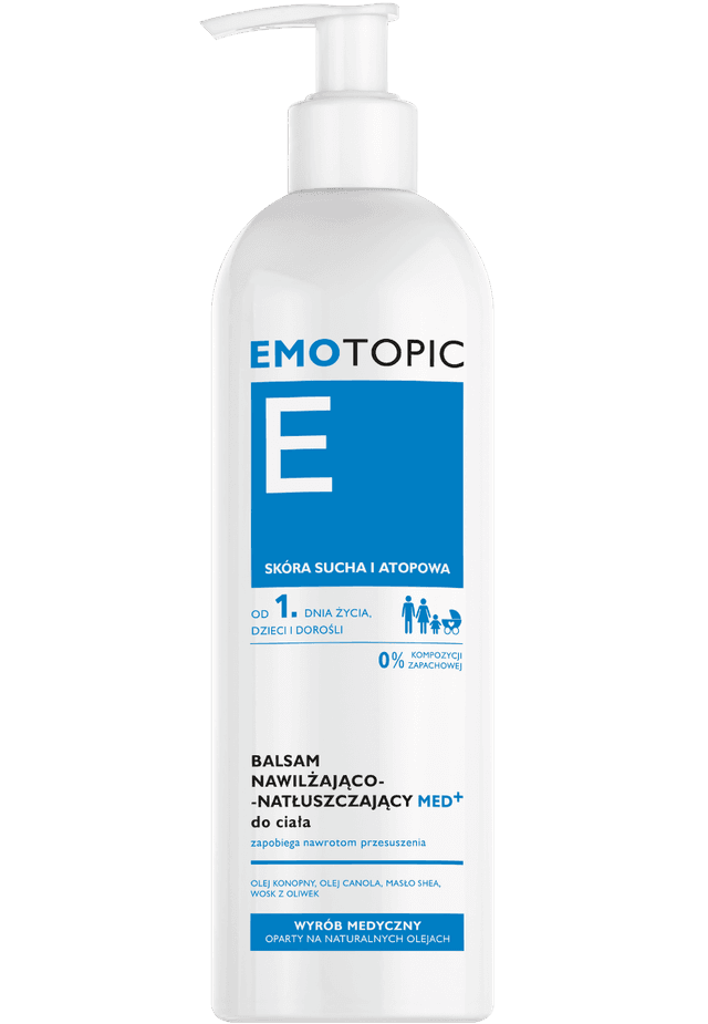 EMOTOPIC BALSAM NAWILŻAJĄCO-NATŁUSZCZAJĄCY MED+ do ciała 190 ml