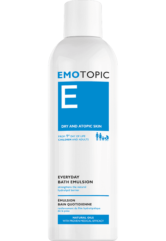 EMOTOPIC EVERYDAY BATH EMULSION strenghtens the natural hydrolipid barrier 400 ml