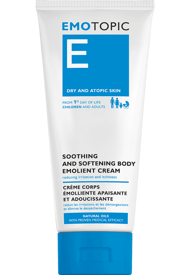 EMOTOPIC SOOTHING AND SOFTNING BODY EMOLLIENT CREAM reducing irritation and itchiness 200 ml