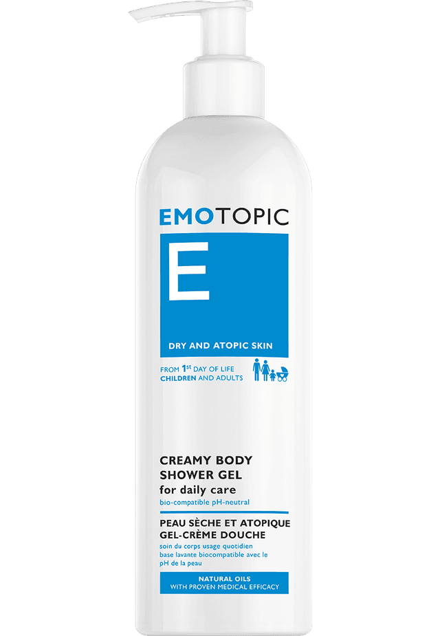 EMOTOPIC CREAMY BODY SHOWER GEL for daily body care 400 ml
