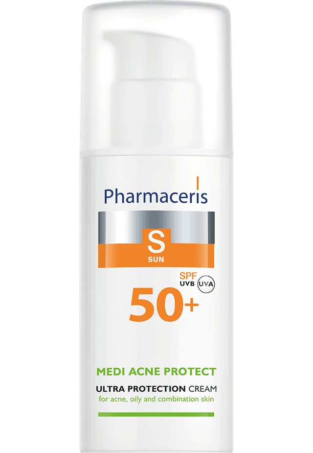 Pharmaceris S PROTECTION CREAM SPF 50+ for acne, oily and combination skin MEDI ACNE PROTECT 50 ml