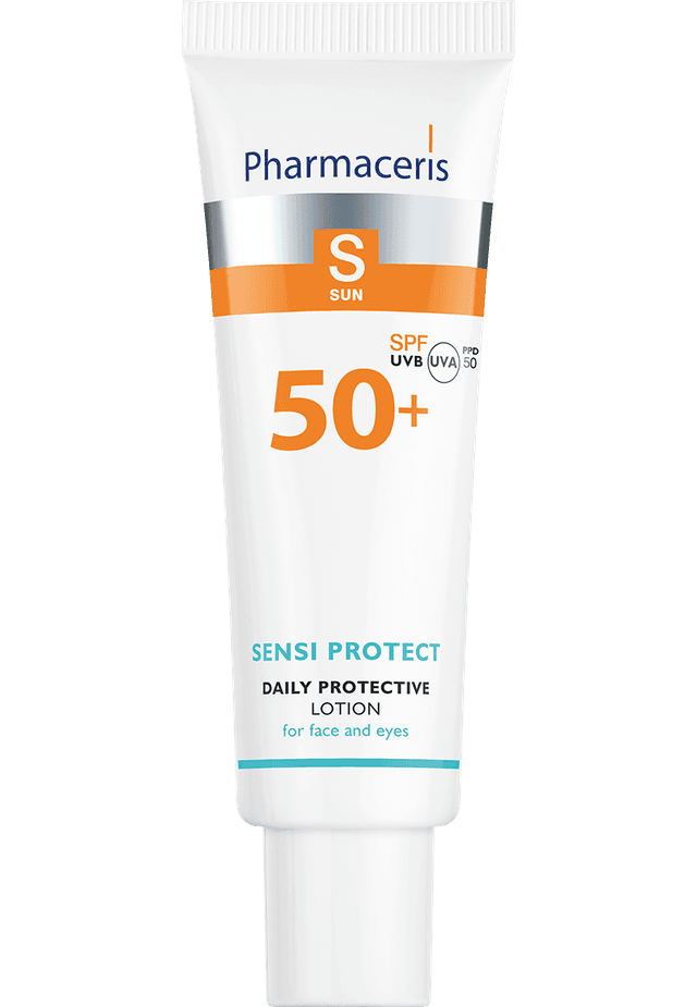 Pharmaceris S DAILY PROTECTIVE LOTION SPF 50+ for face and eyes area SENSI PROTECT 50 ml