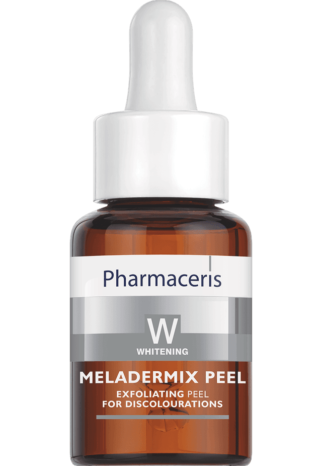 Pharmaceris W EXFOLIATING PEEL FOR DISCOLOURATIONS with 20% of acids (glycolic, lactic, madelic) MELADERMIX PEEL 30 ml