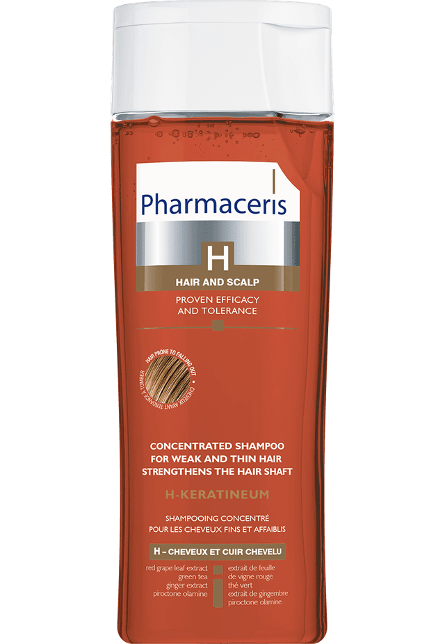 Pharmaceris H CONCENTRATED STRENGTHENING SHAMPOO for weak hair prone to falling out, for normal and oily hair H-KERATINEUM 250 ml