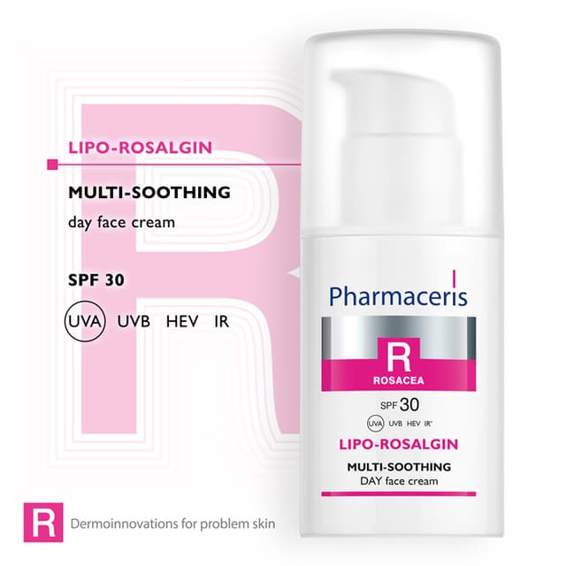 Pharmaceris R MULTI-SOOTHING DAY FACE CREAM SPF 30 LIPO-ROSALGIN 30 ml