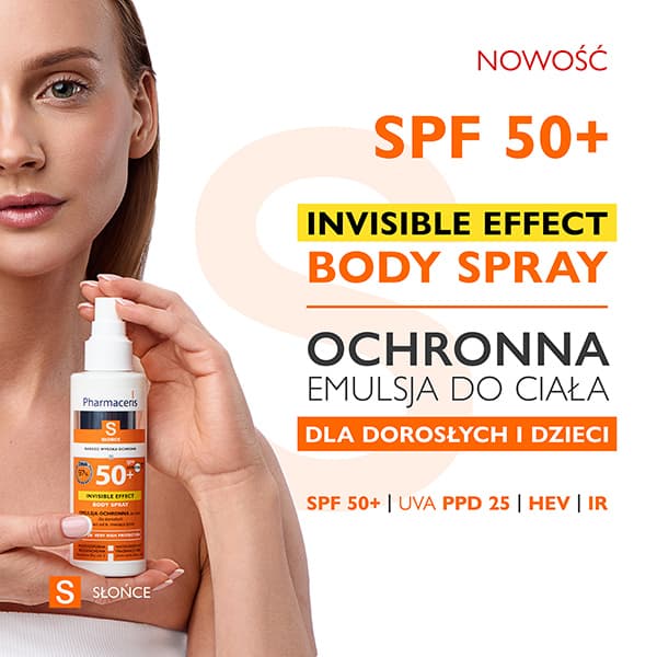 Pharmaceris S EMULSJA OCHRONNA do ciała dla dorosłych i dzieci od 6. miesiąca życia INVISIBLE EFFECT BODY SPRAY 150 ml