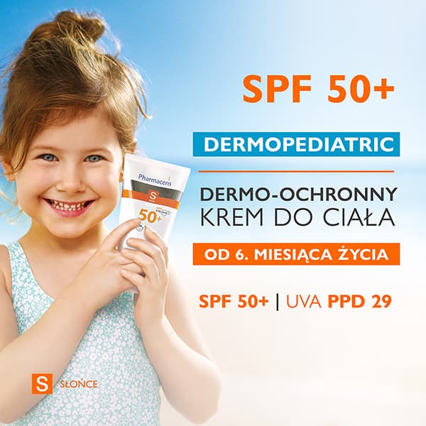 Pharmaceris S DERMO-OCHRONNY KREM SPF 50+ do twarzy i ciała dla niemowląt i dzieci 125 ml