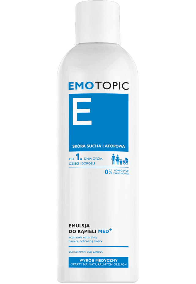 EMOTOPIC EMULSJA DO KĄPIELI MED+ do codziennego stosowania 400 ml