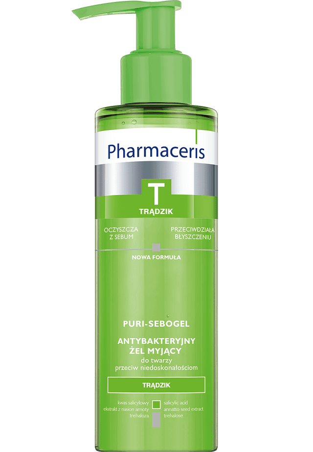 Pharmaceris T ANTYBAKTERYJNY ŻEL MYJĄCY do twarzy przeciw niedoskonałościom PURI-SEBOGEL 190 ml