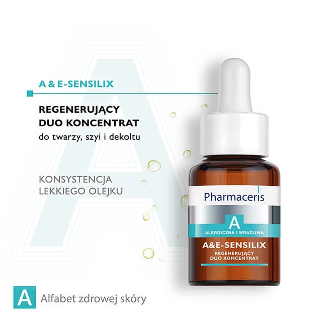 Pharmaceris A REGENERUJĄCY DUO KONCENTRAT Z WIT. A & E W 30% SKWALANIE A&E – SENSILIX 30 ml