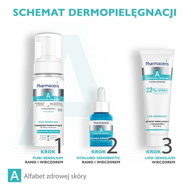Pharmaceris A ŁAGODZĄCA PIANKA MYJĄCA do twarzy i okolic oczu PURI-SENSILIUM 150 ml