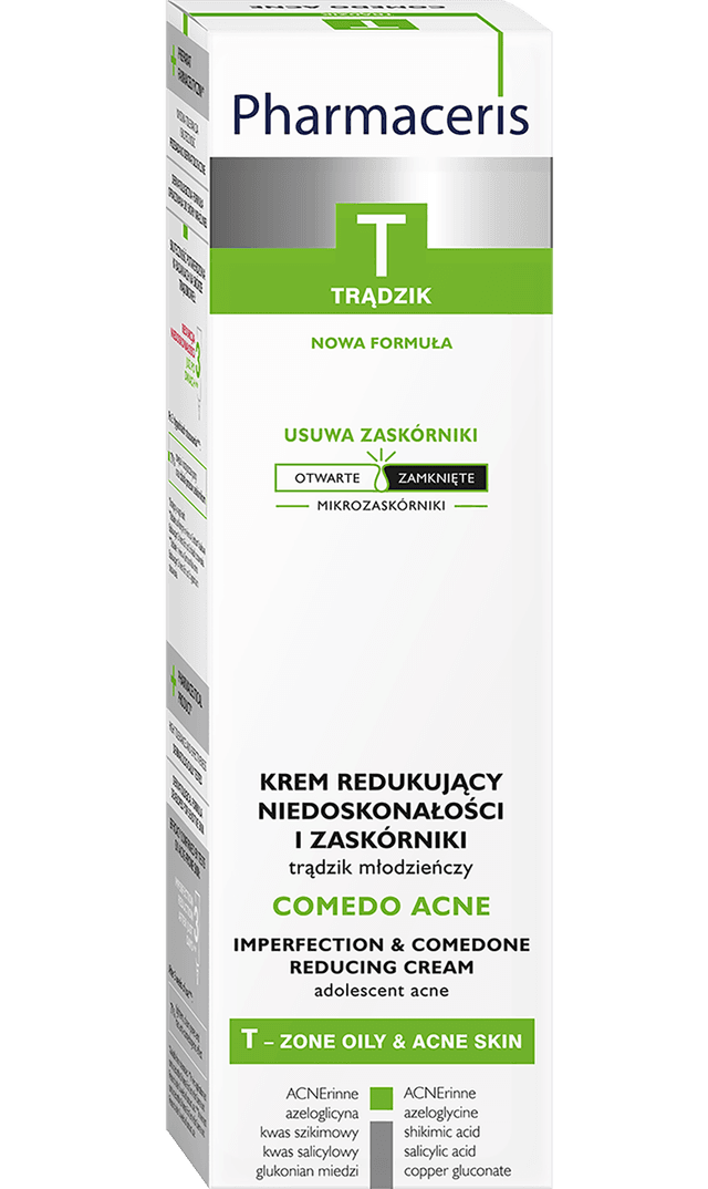 Pharmaceris T KREM REDUKUJĄCY NIEDOSKONAŁOŚCI I ZASKÓRNIKI trądzik młodzieńczy COMEDO ACNE 40 ml