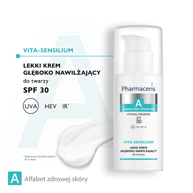 Pharmaceris A LEKKI KREM GŁĘBOKO NAWILŻAJĄCY SPF 20 do twarzy VITA-SENSILIUM 50 ml