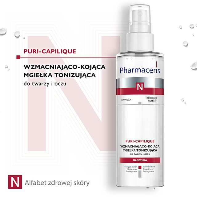 Pharmaceris N WZMACNIAJĄCO-KOJĄCA MGIEŁKA TONIZUJĄCA do twarzy i oczu PURI-CAPILIQUE 200 ml