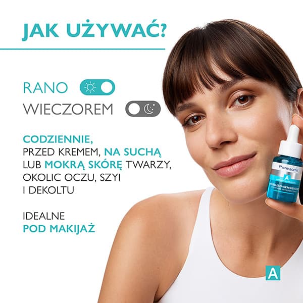 Pharmaceris A INTENSYWNIE NAWILŻAJĄCE SERUM redukujące symptomy skóry wrażliwej HYALURO-SENSIBIOTIC 30 ml