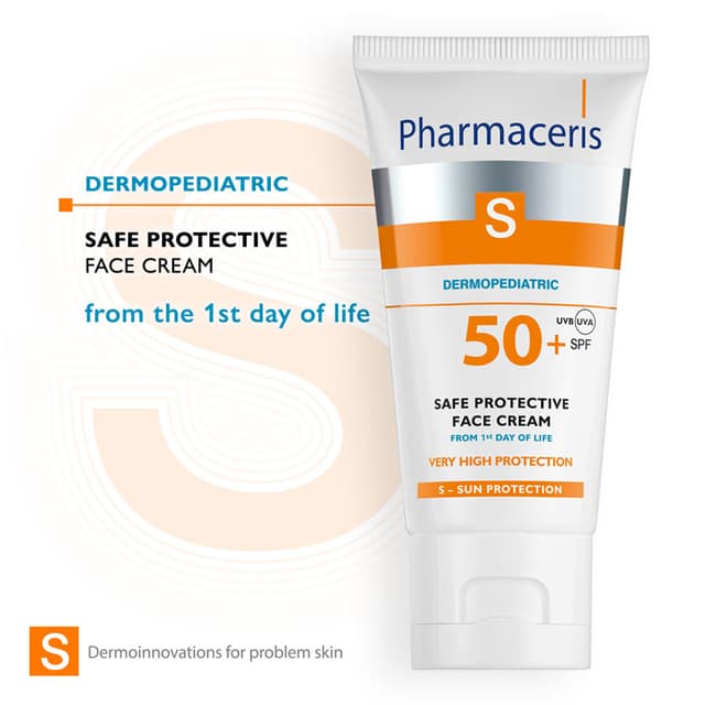Pharmaceris S SAFE PROTECTIVE FACE CREAM SPF 50+ from 1st day of life 50 ml