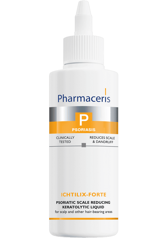 Pharmaceris P PSORIATIC SCALE REDUCING KERATOLYTIC LIQUID for scalp and other hair-bearing areas ICHTILIX-FORTE 125 ml