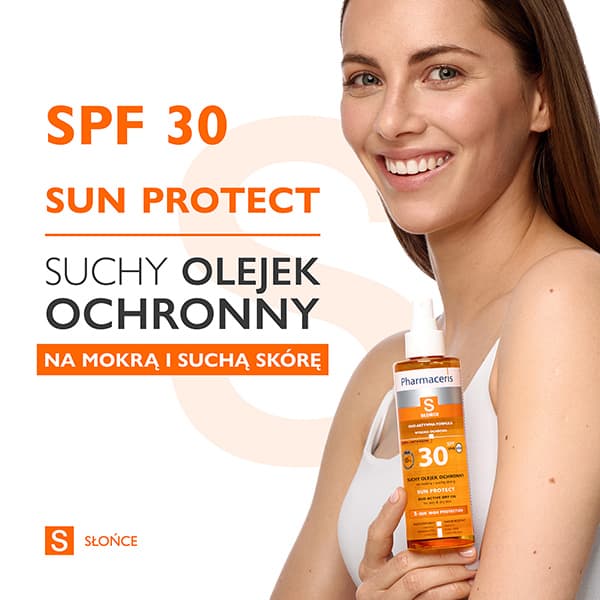 Pharmaceris S SUCHY OLEJEK OCHRONNY SPF 30 do ciała na mokrą i suchą skórę SUN PROTECT 200 ml