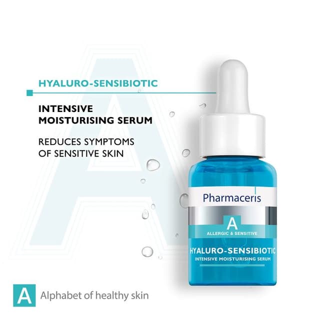 Pharmaceris A INTENSIVE MOISTURISING SERUM reduces symptoms of sensitive skin HYALURO-SENSIBIOTIC 30 ml