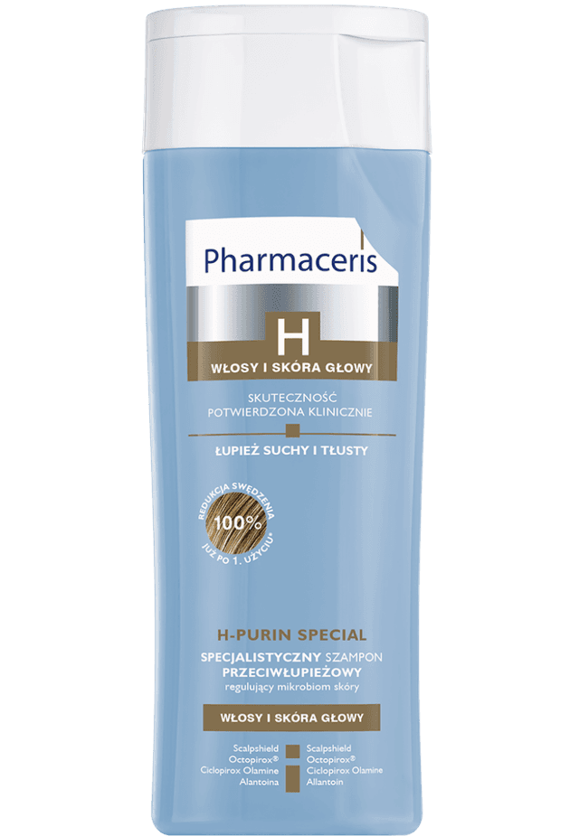 Pharmaceris H SPECJALISTYCZNY SZAMPON PRZECIWŁUPIEŻOWY regulujący mikrobiom skóry H-PURIN SPECIAL 250 ml