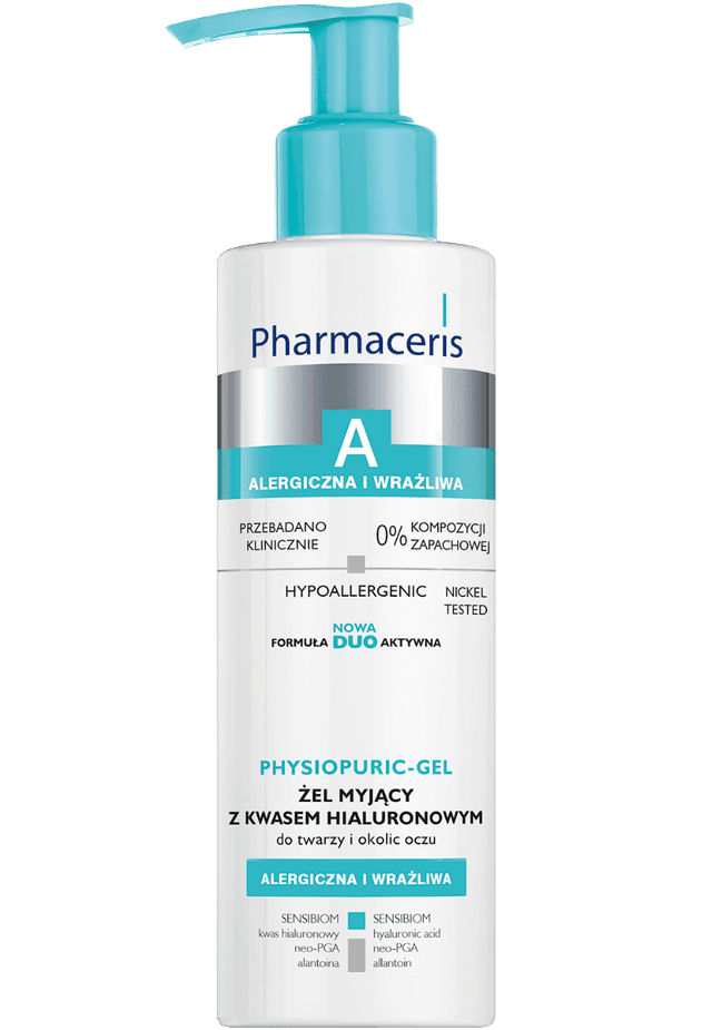Pharmaceris A ŻEL MYJĄCY Z KWASEM HIALURONOWYM do twarzy i okolic oczu PHYSIOPURIC-GEL 190 ml