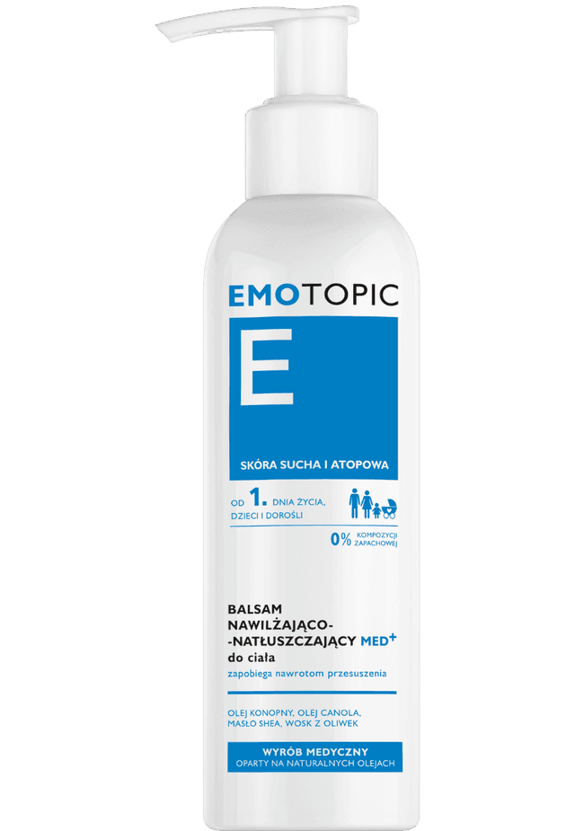 EMOTOPIC BALSAM NAWILŻAJĄCO-NATŁUSZCZAJĄCY MED+ do ciała 400 ml