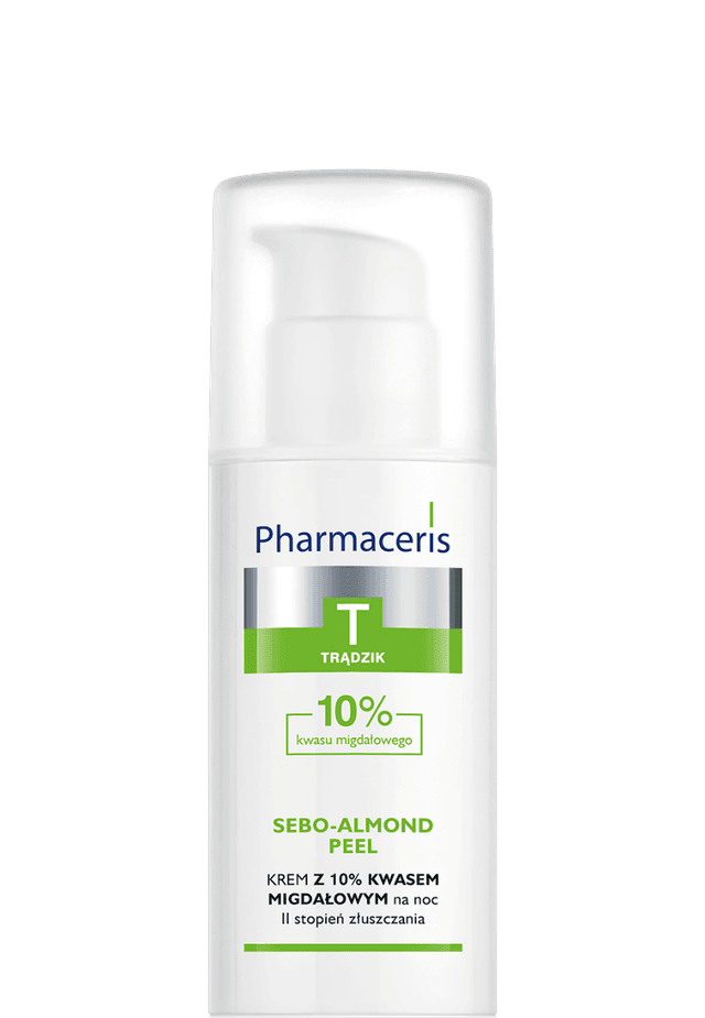 Pharmaceris T KREM Z 10% KWASEM MIGDAŁOWYM na noc II stopień złuszczania SEBO-ALMOND PEEL 10% 50 ml