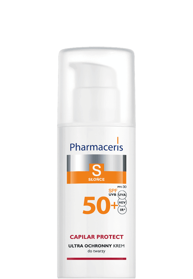 Pharmaceris S ULTRA OCHRONNY KREM SPF 50+ do twarzy dla skóry naczynkowej i z trądzikiem różowatym CAPILAR PROTECT 50 ml