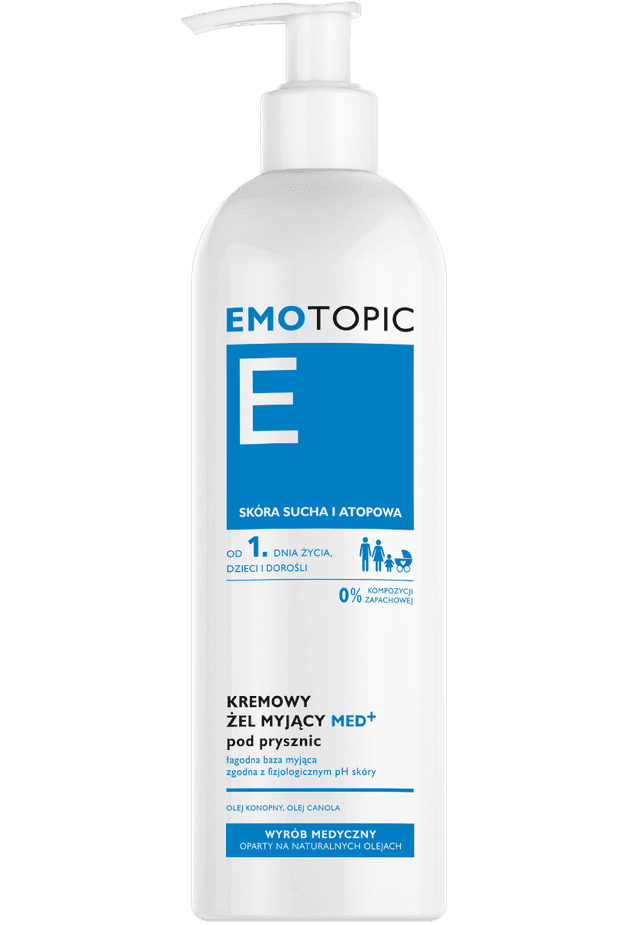 EMOTOPIC KREMOWY ŻEL MYJĄCY MED+ pod prysznic 400 ml