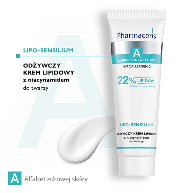 Pharmaceris A ODŻYWCZY KREM LIPIDOWY z niacynamidem do twarzy LIPO-SENSILIUM 50 ml