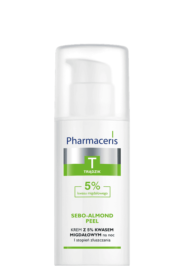 Pharmaceris T KREM Z 5% KWASEM MIGDAŁOWYM na noc I stopień złuszczania SEBO-ALMOND PEEL 5% 50 ml