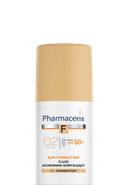 Pharmaceris F FLUID OCHRONNO-KORYGUJĄCY SUN-CORRECTION NAJWYŻSZA OCHRONA SPF 50+ 02 SAND 30 ml