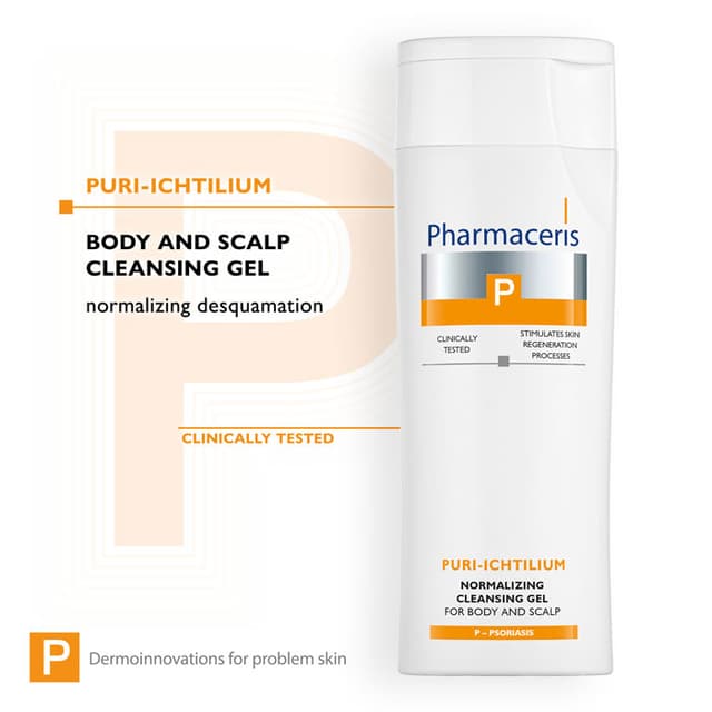 Pharmaceris P BODY & SCALP CLEANSING GEL normalising desquamation PURI-ICHTILIUM 250 ml