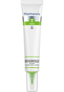 Pharmaceris T PRZECIW­TRĄDZIKOWY KREM NORMALIZUJĄCY SPF 30 do twarzy również do skóry wrażliwej SEBOBOSTATIC DZIEŃ 50 ml