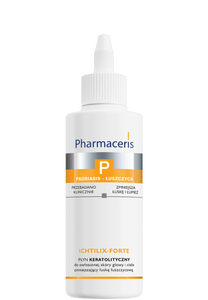 Pharmaceris P PŁYN KERATOLITYCZNY do owłosionej skóry głowy i ciała zmniejszający łuskę łuszczycową ICHTILIX-FORTE 125 ml
